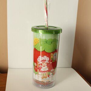 Strawberry Shortcake 20 oz. Travel Tumbler Cup With Straw